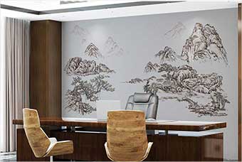 徐州森佰汇航空纤维墙咔（山水之间）